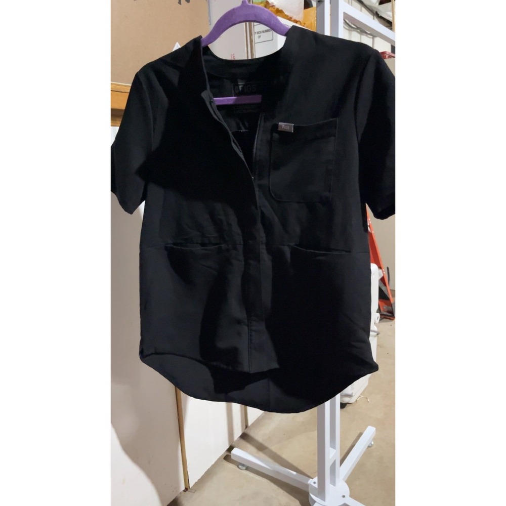 Figs zipper top xxs black